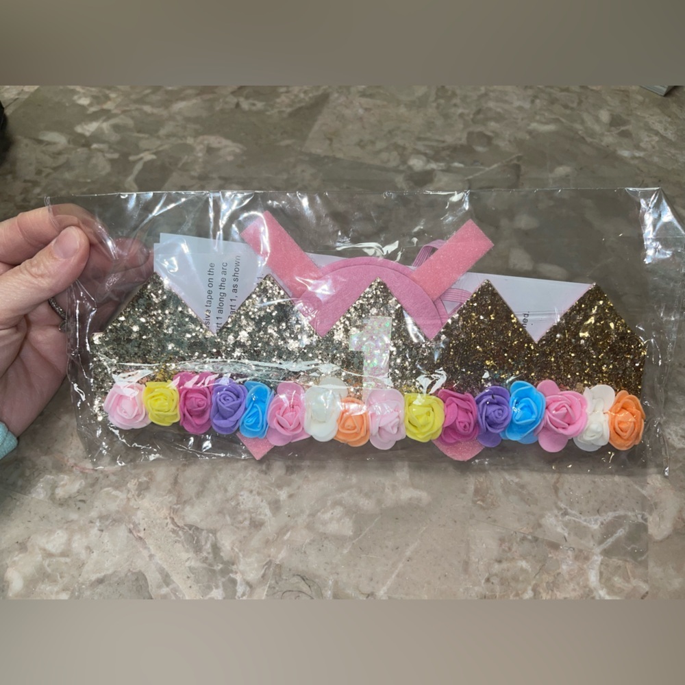 Floral Crown for 1st birthday
